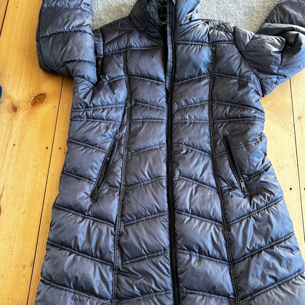 Women’s big chill puffer knee length coat